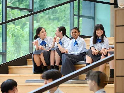 Students learning at SISM